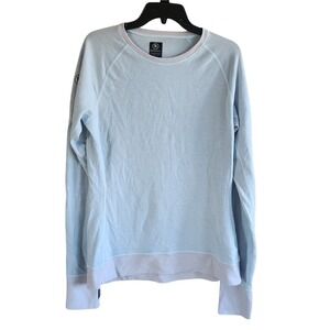 Backcountry Merino Wool Base Layer Top Womens 2XL Blue Long Sleeve Thumbholes